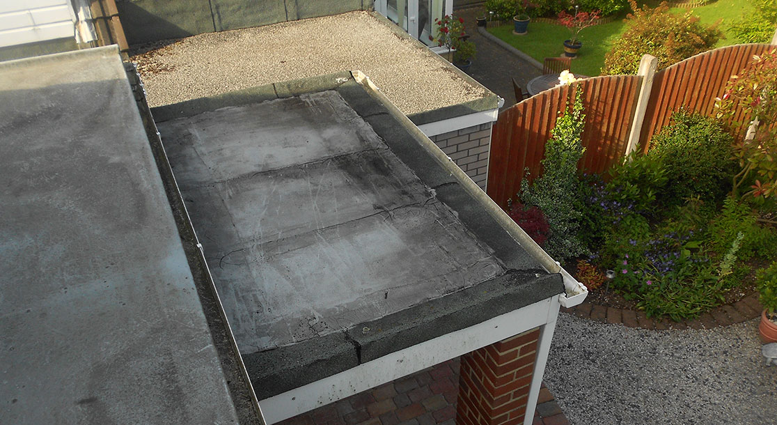 EPDM Flat Rubber Roof Replacement