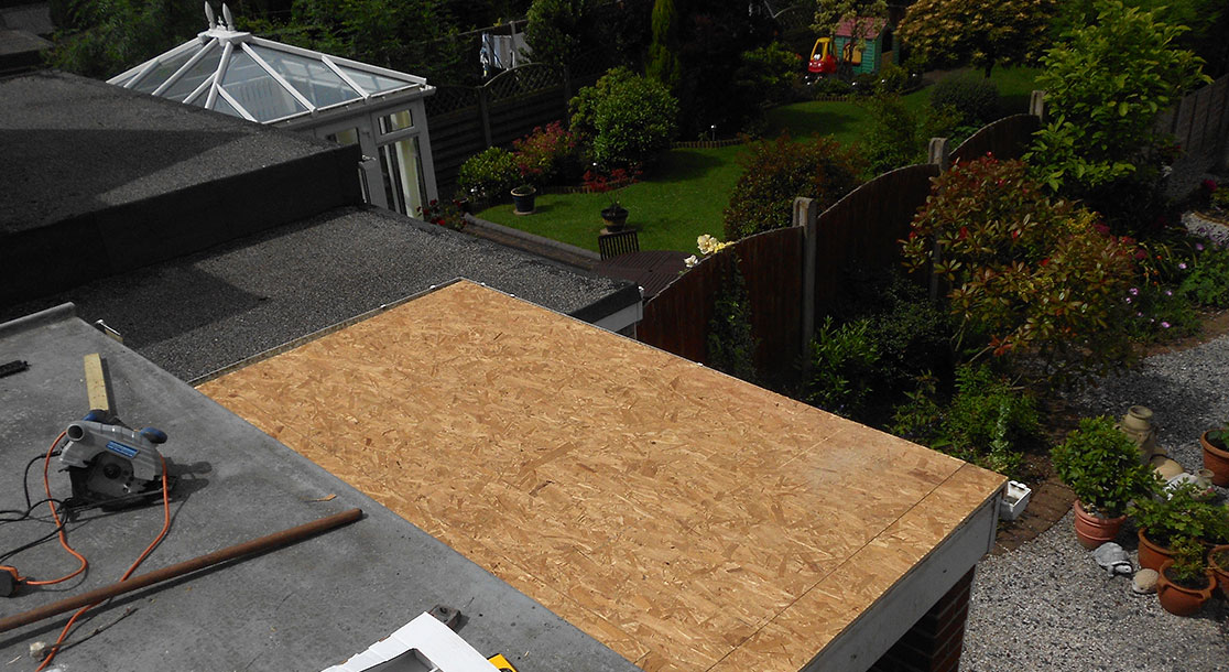 EPDM Flat Rubber Roof Replacement