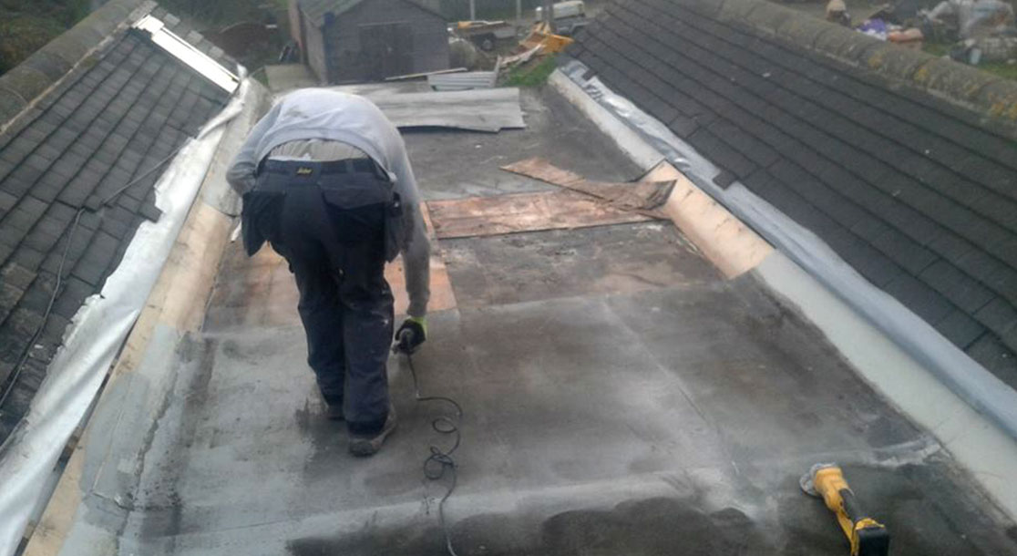 EPDM Flat Rubber Roof Replacement