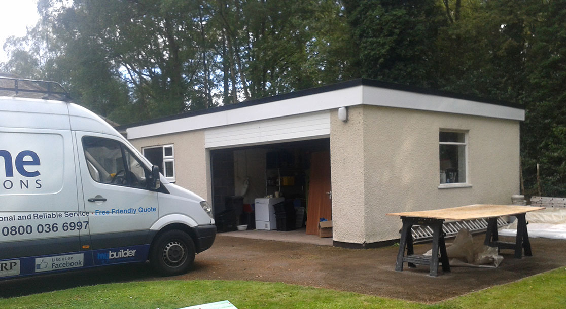 EPDM Flat Warm Roof Replacement