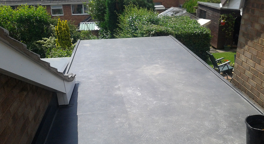 EPDM Flat Rubber Roof Replacement