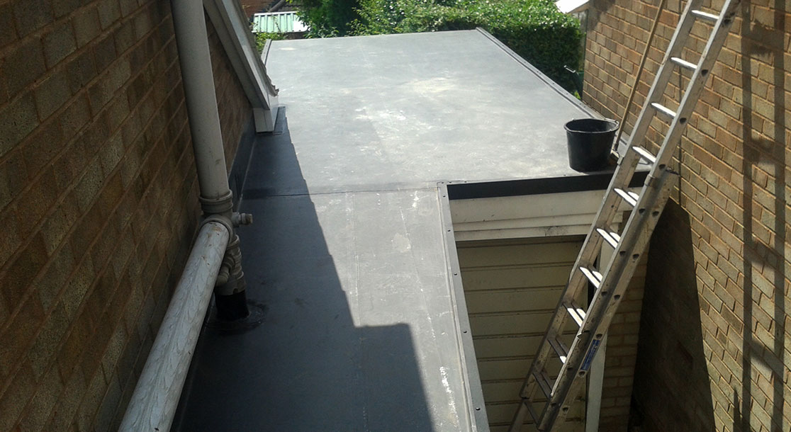 EPDM Flat Rubber Roof Replacement