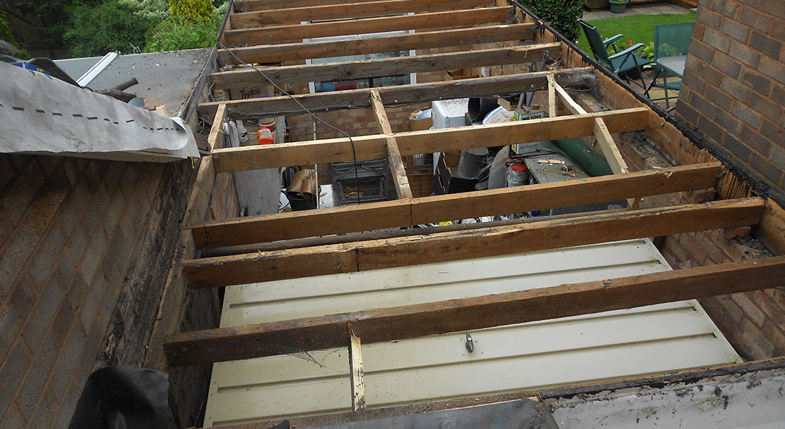 EPDM Flat Rubber Roof Replacement