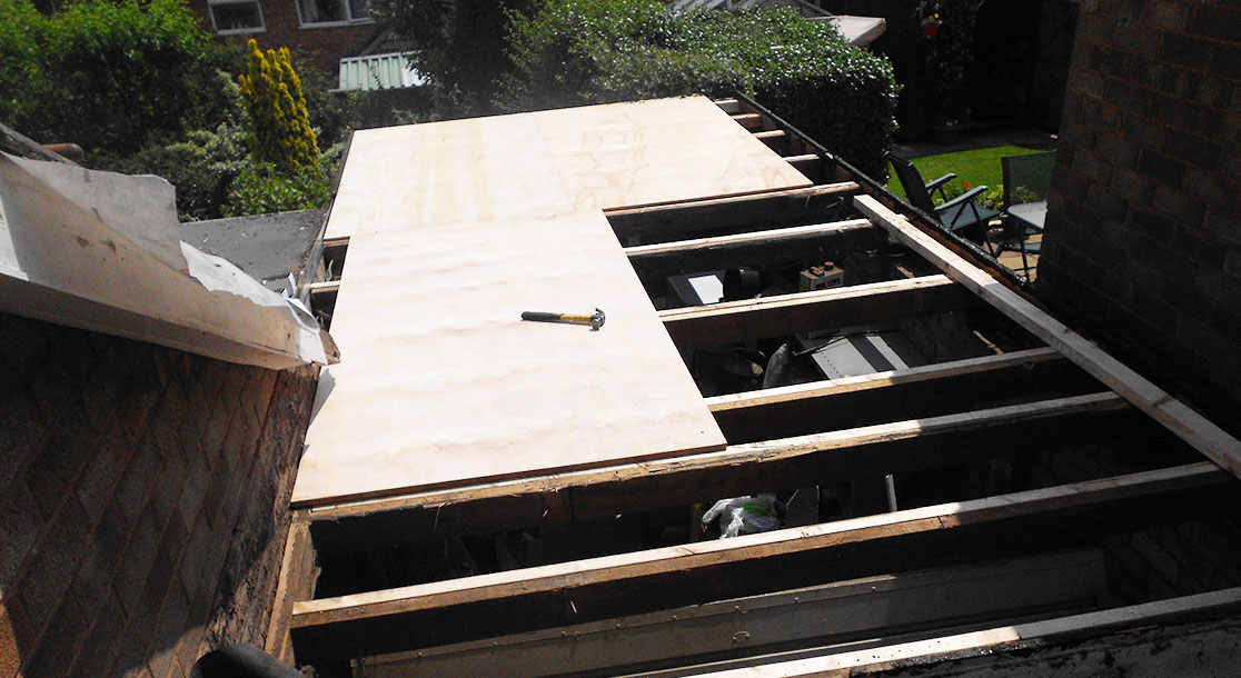 EPDM Flat Rubber Roof Replacement