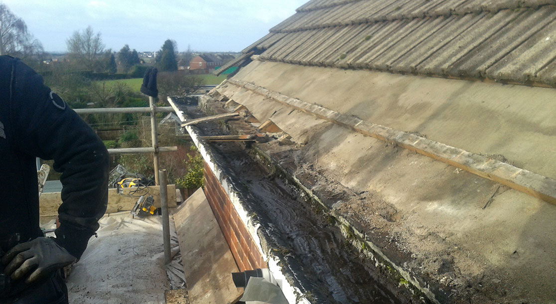 Concrete Finlock Guttering 2