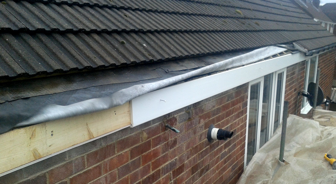 Concrete Finlock Guttering 2