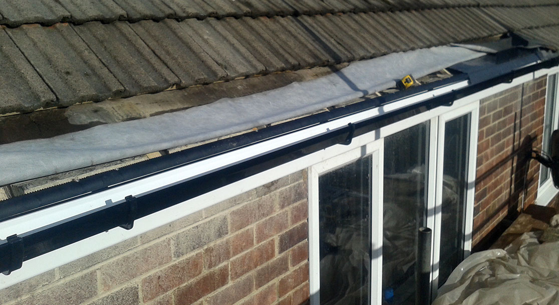 Concrete Finlock Guttering 2
